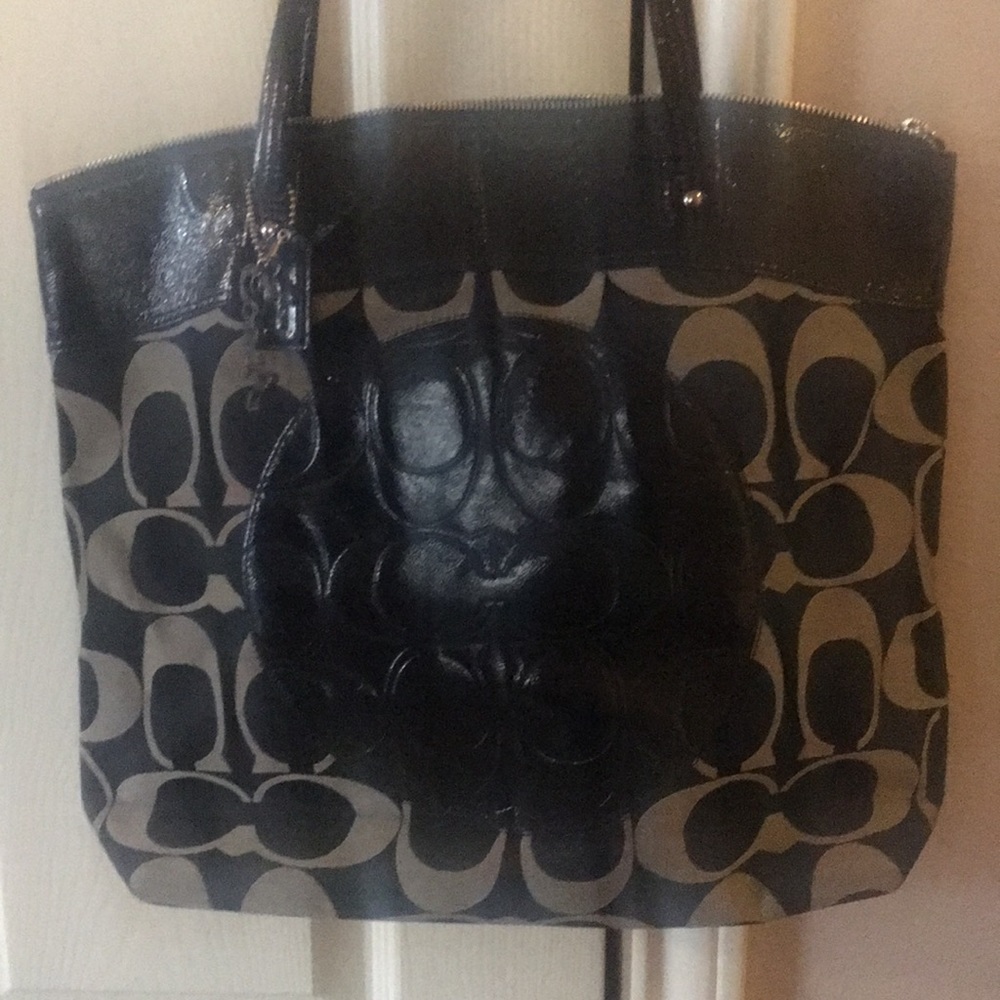 Coach Laura Signature Leather Tote